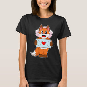 T-shirt Lettre de mariage de la mariée renard