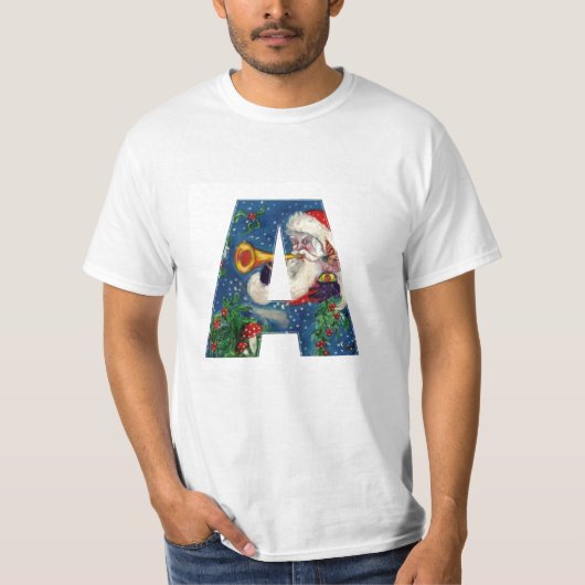 T-SHIRT LETTRE DE NOËL / SANTA CLAUS BUGLER (Devant)