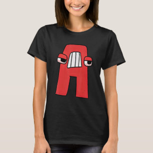 T-shirt Lettre d'émotion A Alphabet Lore
