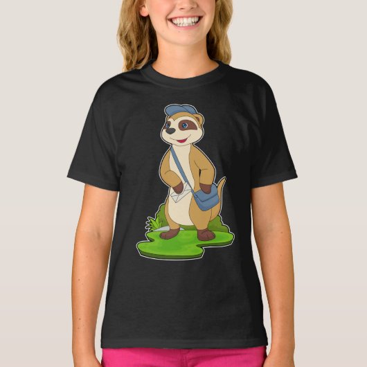 T-shirt Lettre du facteur Meerkat (Devant)