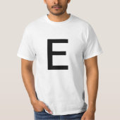 T-shirt Lettre E (Devant)