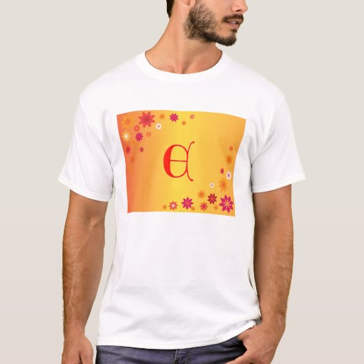 T-shirt Lettre E Chemise (Devant)