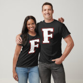 T-shirt LETTRE F MONogramme F ORIGINAL MAJUSCULE (Unisexe)