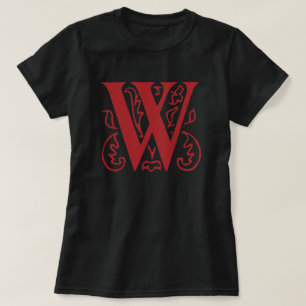 T-shirt Lettre fantaisie W