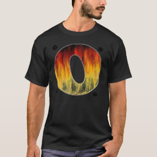 T-shirt Lettre flamboyante O