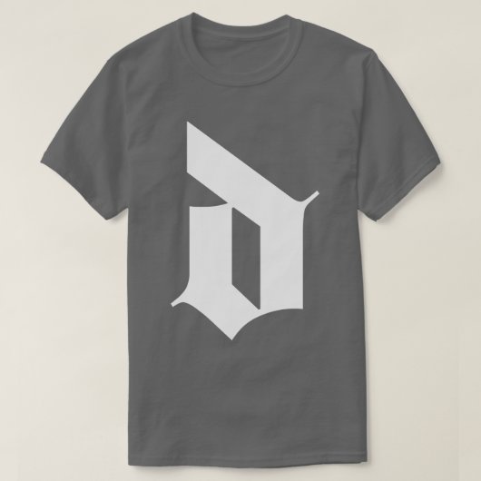 T-shirt lettre gothique (Design devant)