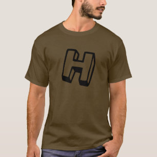 T-shirt Lettre H