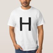 T-shirt Lettre H (Devant)