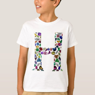 T-shirt Lettre H Monogramme