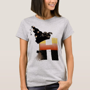 T-shirt Lettre H Monogramme Halloween
