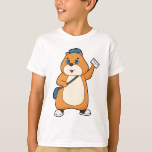 T-shirt Lettre hamster Postman