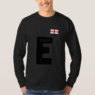 T-shirt LETTRE HUMAINE ANGLAIS E GROUPE RECORD Angleterre