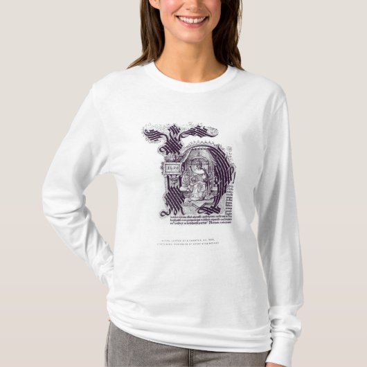 T-shirt Lettre initiale d'une charte (Devant)