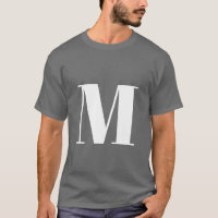 LETTRE INITIALE GRECQUE CLAIR MONogramme Moderne