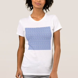 T-shirt LETTRE INITIALE MONOGRAPHIQUE A Bleu