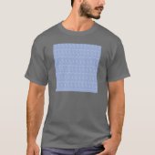 T-shirt LETTRE INITIALE MONOGRAPHIQUE A Bleu (Devant)