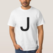 T-shirt Lettre J (Devant)