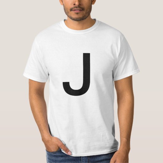 T-shirt Lettre J (Devant)