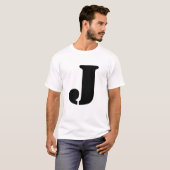 T-shirt Lettre J (Devant entier)