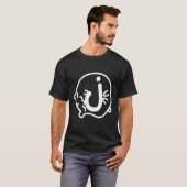 T-shirt Lettre J Hamster Nom Monogramme (Devant entier)