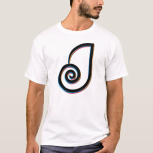 T-shirt Lettre J Monogramme