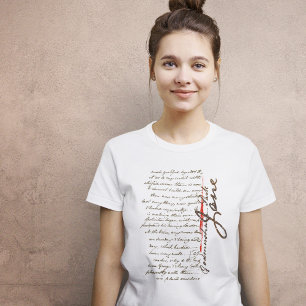 T-shirt LETTRE Jane Austen