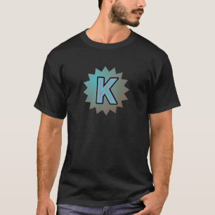 T-shirt Lettre K Monogramme Emblem Tee