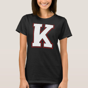 T-shirt LETTRE K MONogramme K K MAJUSCULE
