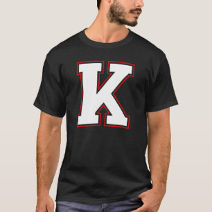 T-shirt LETTRE K MONogramme K K MAJUSCULE