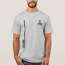 Lettre K Monogramme Nom personnalisé Minimaliste