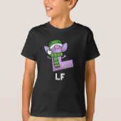 T-shirt Lettre Lf Funny L Pun Dark BG (Devant)