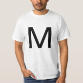 T-shirt Lettre M (Devant)