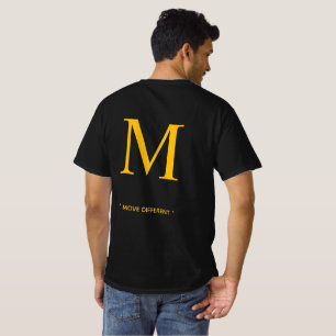 T-Shirt lettre M minimaliste – Occupe-Toi de Tes A
