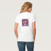 T-SHIRT LETTRE M MONOGRAMME MONOGRAMME DE LA MASQUÉRADE VÉ (Dos entier)