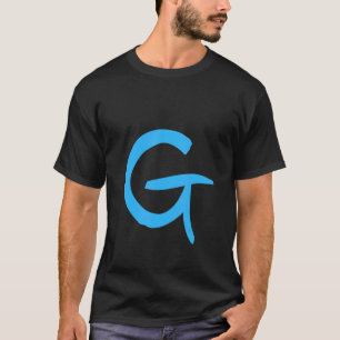 T-shirt Lettre manuscrite Alphabet G