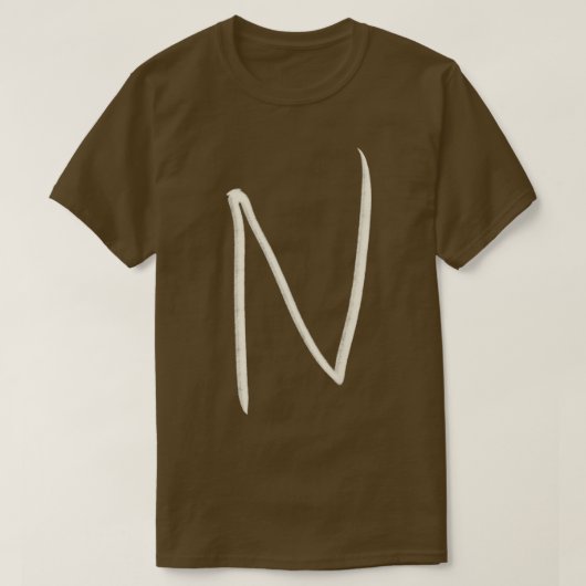 T-shirt Lettre manuscrite N (Design devant)