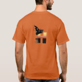 T-shirt LETTRE MONÂTRE Halloween H (Dos)