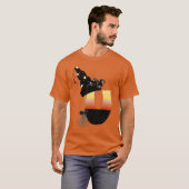 T-shirt LETTRE MONÂTRE Halloween U (Devant entier)