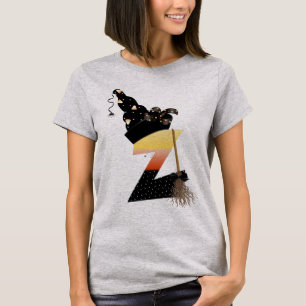 T-shirt LETTRE MONÂTRE Halloween Z