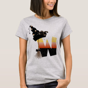 T-shirt Lettre monogramme Halloween W