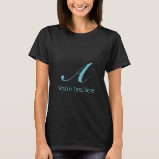 T-shirt Lettre monographie initiale A