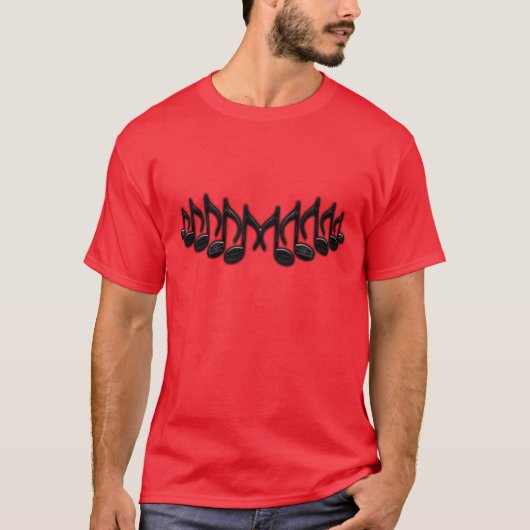 T-shirt Lettre musicale "M " (Devant)
