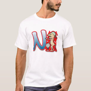 T-shirt Lettre N