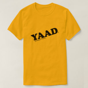 T-shirt LETTRE NOIRE DE Yaad' Patois Jamaïcain