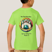 T-shirt LETTRE NOIRE Unisex de SPARETIMES CHEF D'ÉQUIPE (Dos)