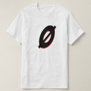 T-shirt Lettre norvégienne Ø