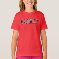 Lettre norvégienne simple moderne Drapeau Souveni