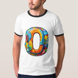 T-shirt lettre O