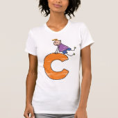 T-SHIRT LETTRE ORANE C (Devant)