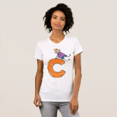 T-SHIRT LETTRE ORANE C (Devant entier)